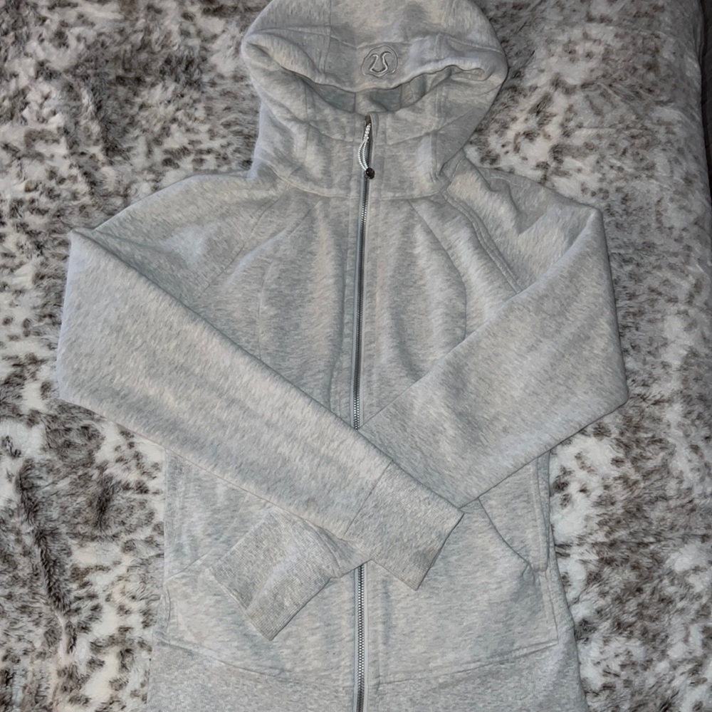grey lululemon zip up